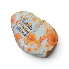 "Friends Are the Best Gifts" Floral River Stone | Friendship Keepsake