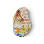 "Autumn Leaves & Pumpkins Please" Dog in Glasses Shell | Fall Coastal Decor