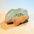 "The Lord Will Guide You" Natural Shell | Coastal Faith Decor