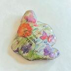 "Blooming Light" Let Your Light Shine Natural Shell | Multi-Colored Floral Art