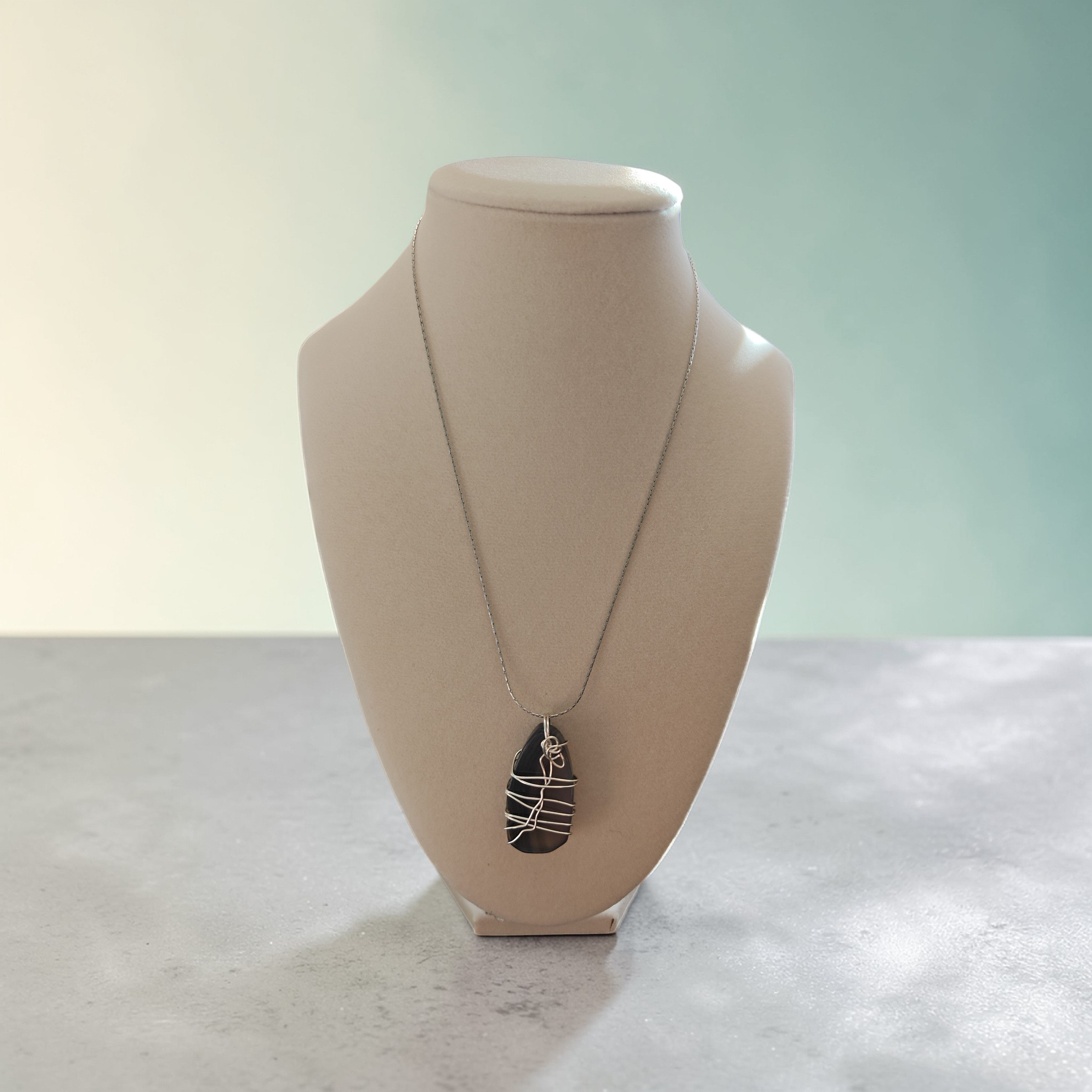 "Heavens Declare" Twilight  Natural Stone Necklace