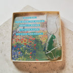 "Gulf Breeze" Aqua and White Marbled Natural Stone Necklace