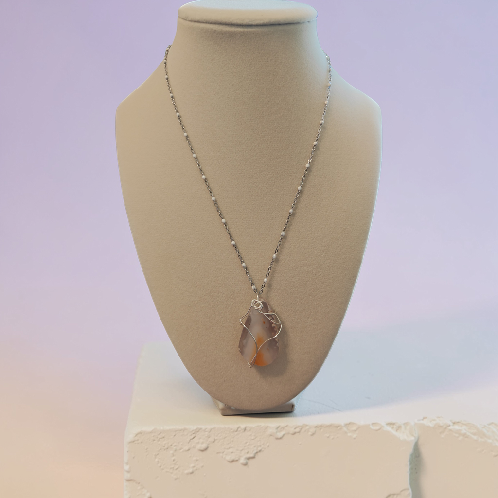 The "Reflecting His Glory" Natural Stone Necklace