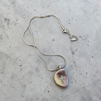 A Constant Reminder of Grace Purple Shell Cross Necklace