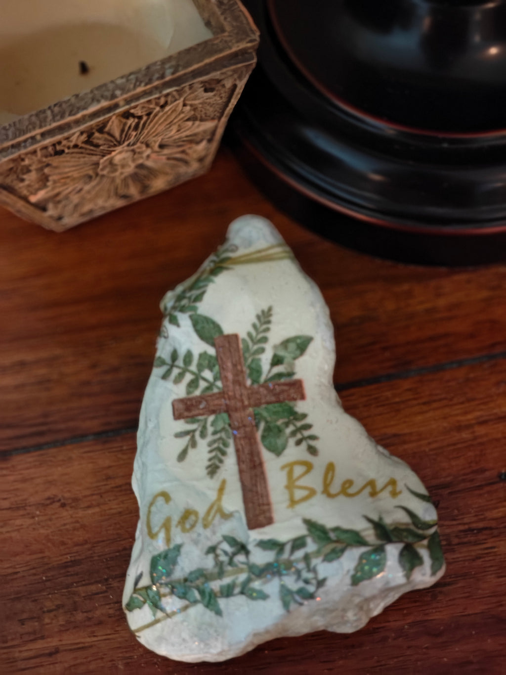 God Bless decorative shell
