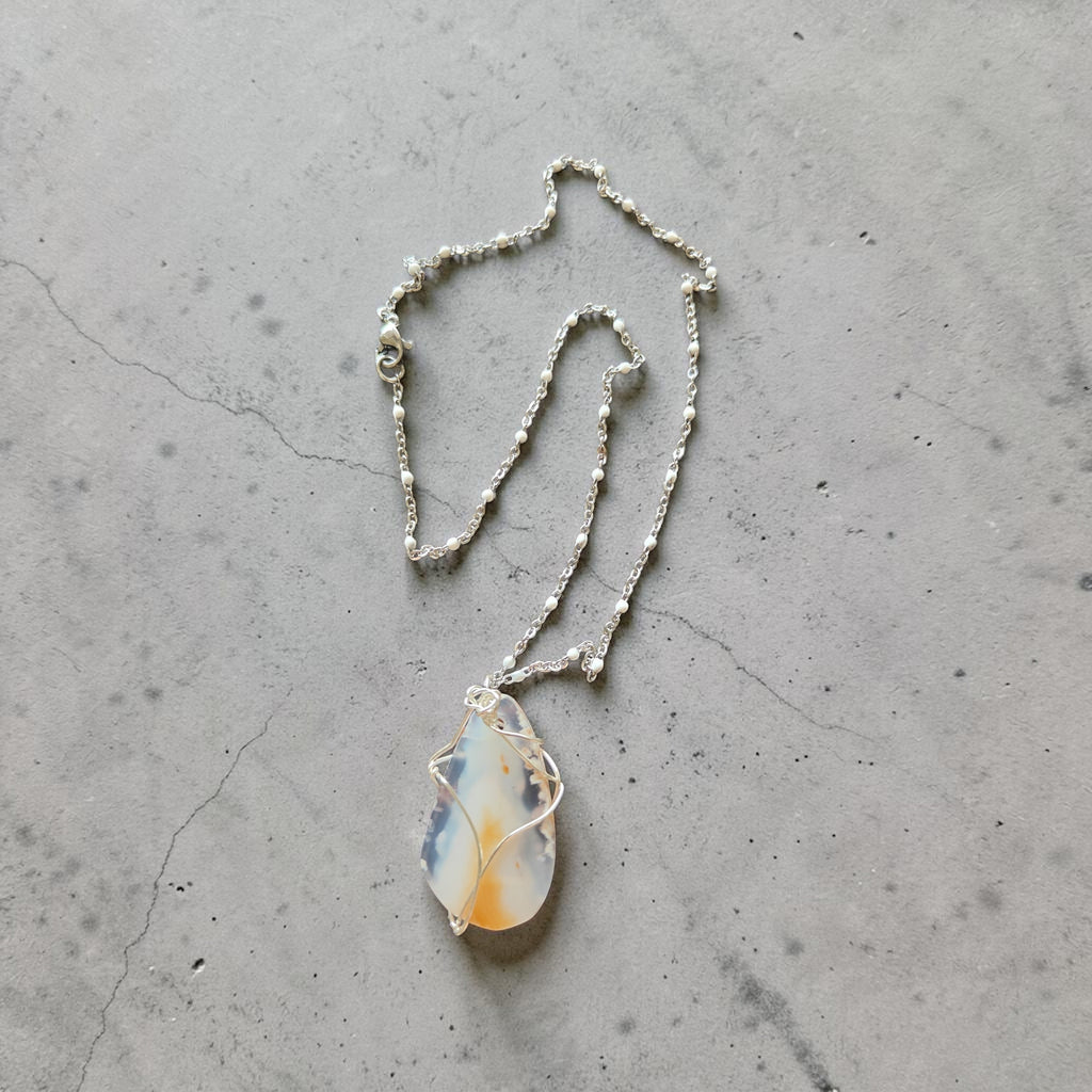 The "Reflecting His Glory" Natural Stone Necklace