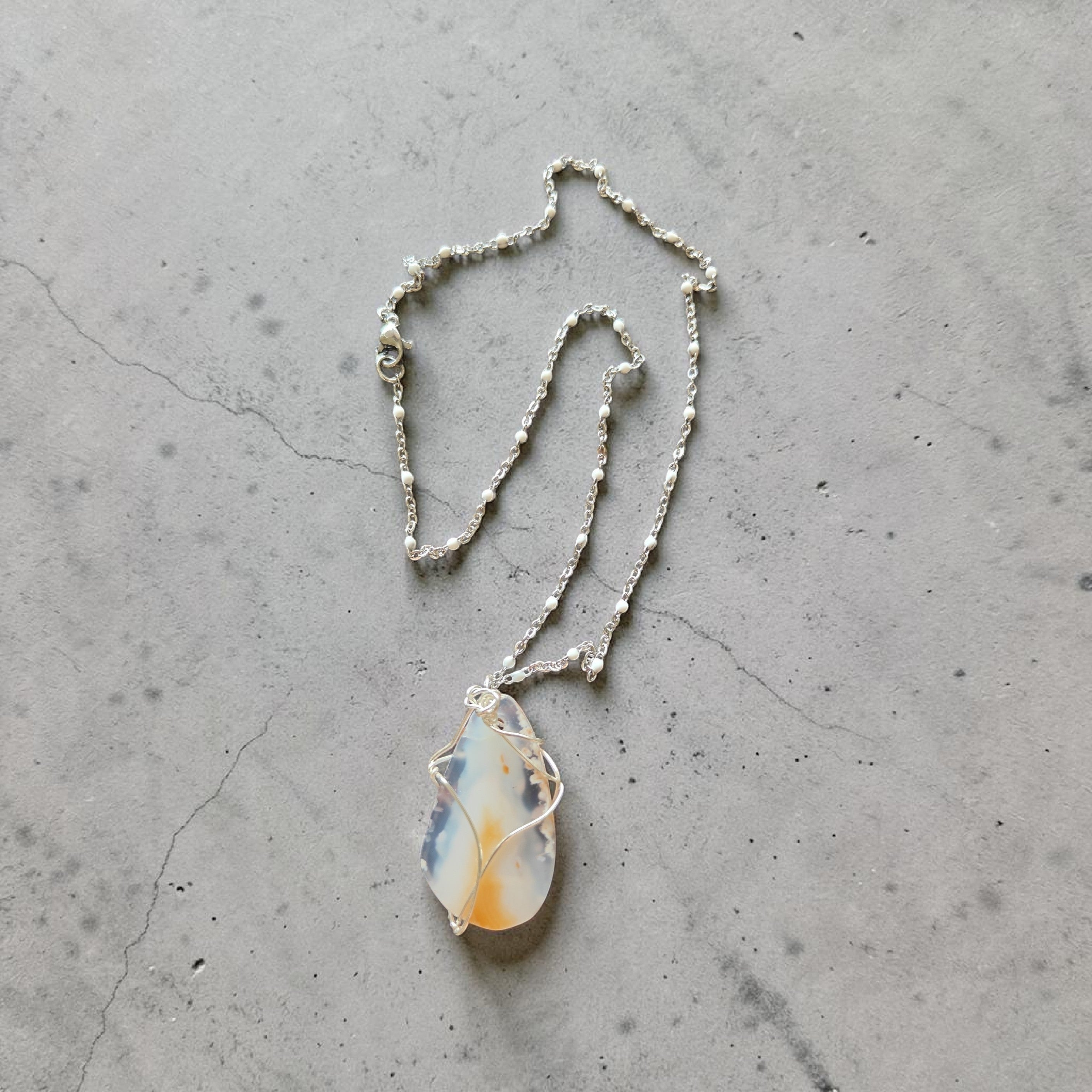 The "Reflecting His Glory" Natural Stone Necklace