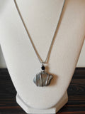 The Narrow Path Necklace – Sea Stone & Focal Bead