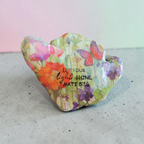 "Blooming Light" Let Your Light Shine Natural Shell | Multi-Colored Floral Art