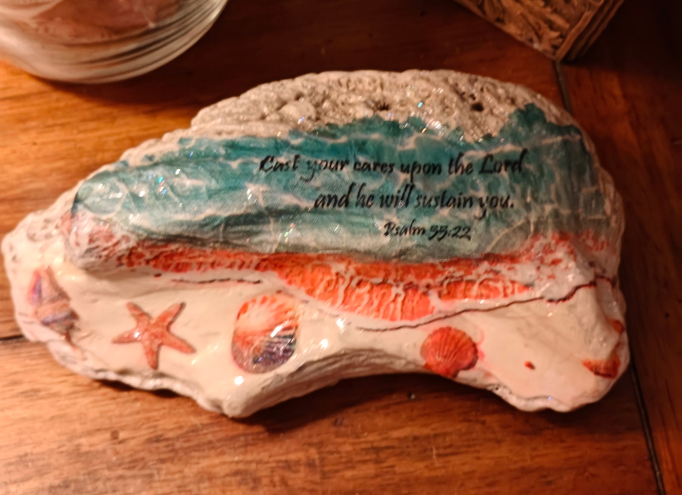 Cast your cares upon the Lord shell