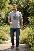 "The Legend Has Retired" Men’s XL Tee – Light Gray 100% Cotton