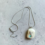 Sacred Shoreline Cross Shell Necklace