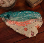 God is My Refuge" Ocean Wave Shell – Hand-Decorated Nautical Faith Decor