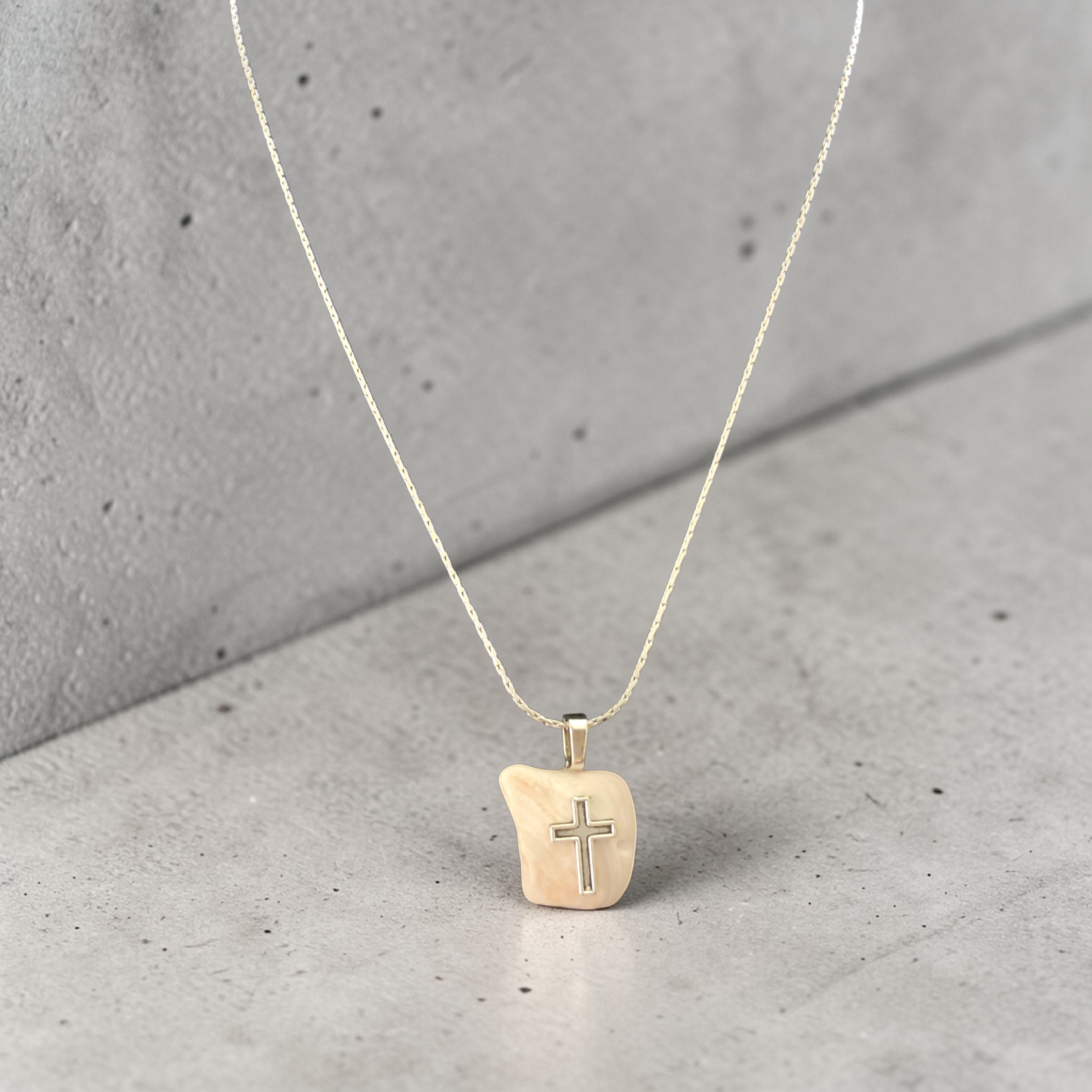 The Lavender Mist Petite Shell Necklace