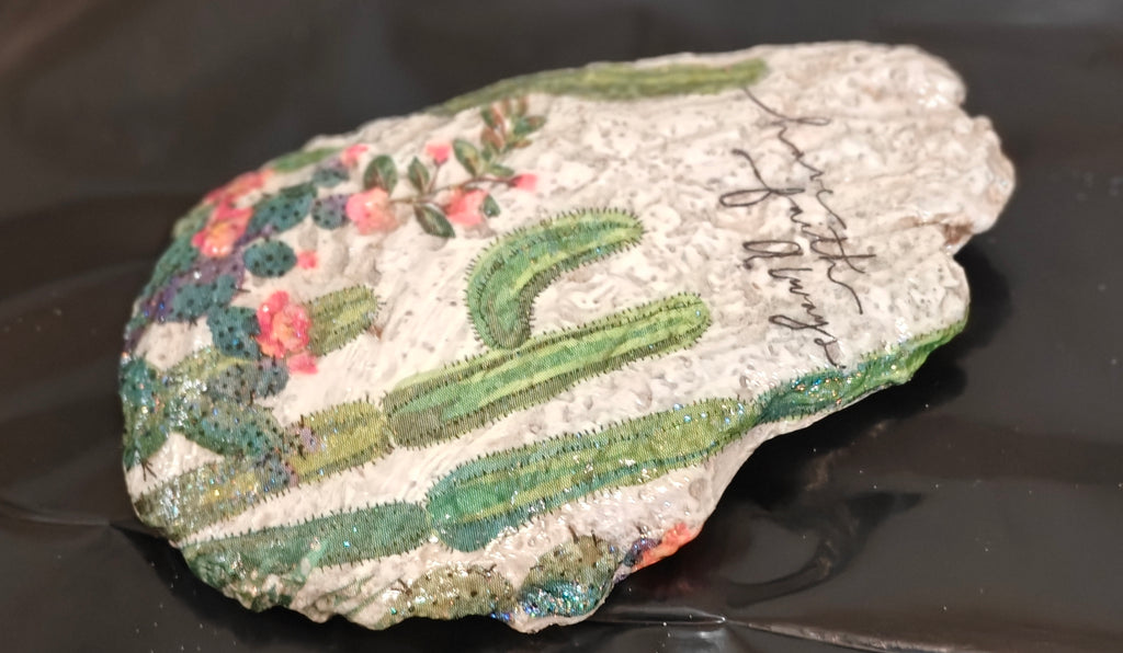 The Desert Bloom Shell | "Have Faith Always" Cactus Decor