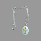 Bright & Joyful (The "Prism" Look) Cross Necklace