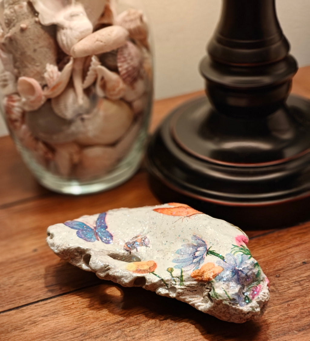"May God's love" brighten your day decorative shell