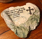 For I know the plans I have for you shell with cross