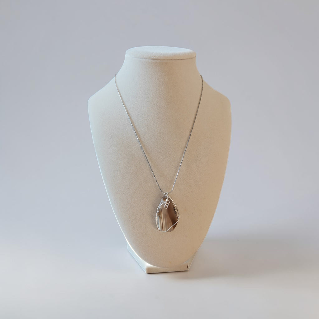 Earthy Harmony Natural Stone Wire-Wrapped Necklace