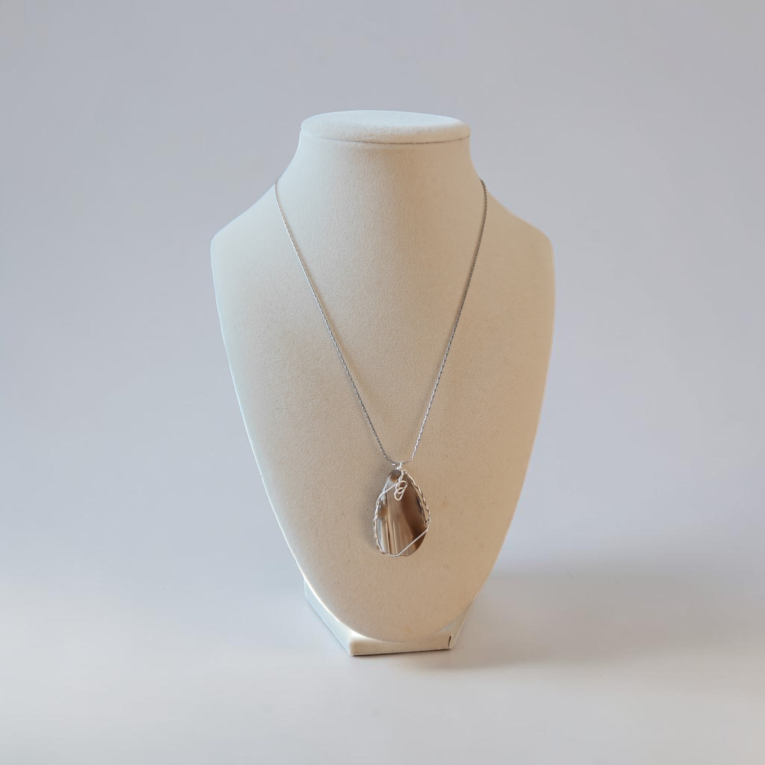Earthy Harmony Natural Stone Wire-Wrapped Necklace