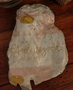 The Sunlit Daisy Shell | "God is Good" Hand-Decorated Scallop