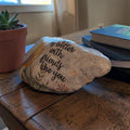 "Life Is Better With Friends Like You" Yellow Bird Medium River Stone