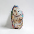 "Let Go and Let God" Colorful Owl Floral Garden Decoupage River Stone