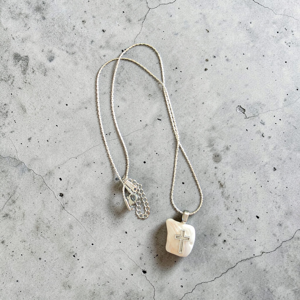 The Lavender Mist Petite Shell Necklace