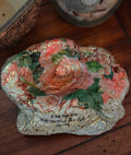 I Am the Way" Bright Floral Shell – Medium Hand-Decorated Scripture Decor