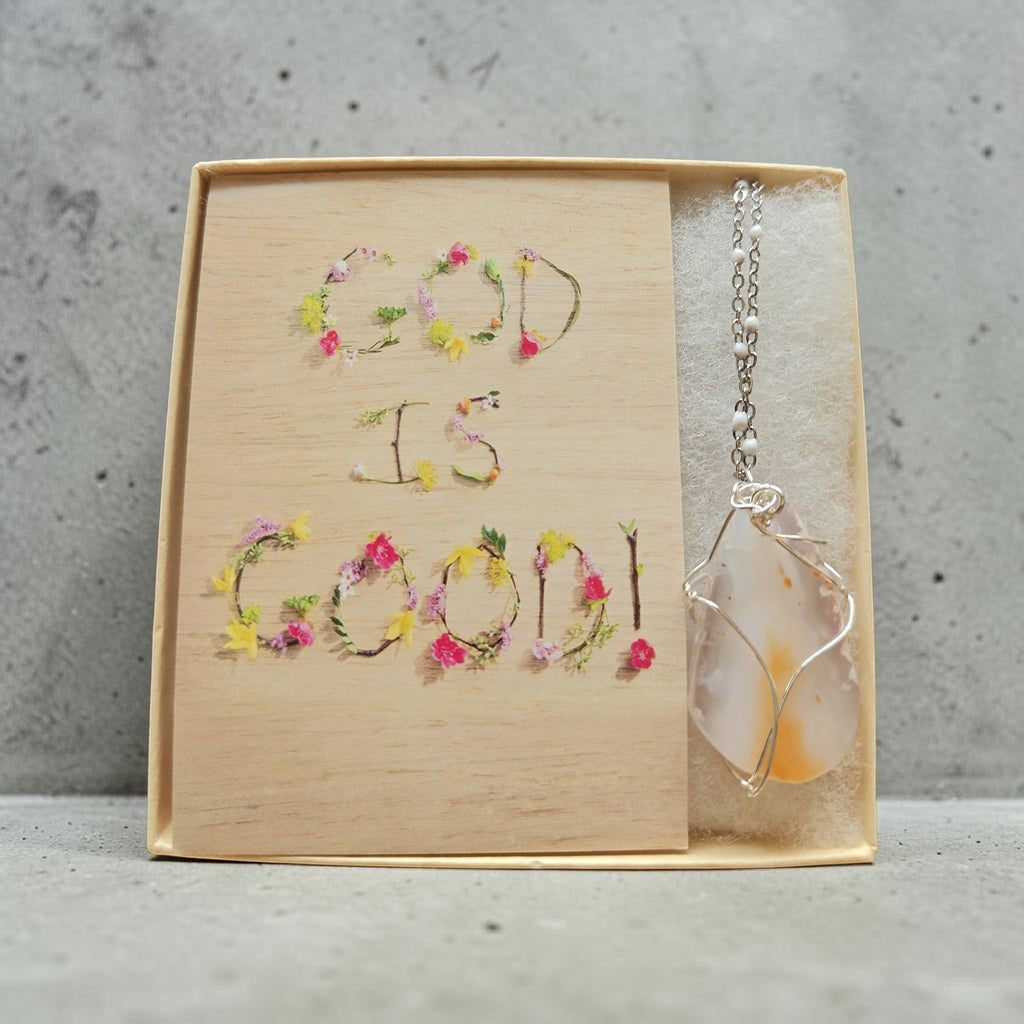 The "Reflecting His Glory" Natural Stone Necklace