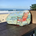 "Friends Are The Sunshine of Life" Beach Chair & Seagulls Natural Shell