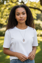 The "Reflecting His Glory" Natural Stone Necklace