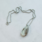 "Firm Foundation" Tan & Gray Neutral Necklace