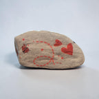 Good Vibes Only Lucky Ladybug Artisan River Stone