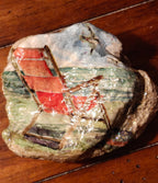 Sweet Friendship Refreshes the Soul" Hand-Decorated Coastal Shell – Beach Scene Decor