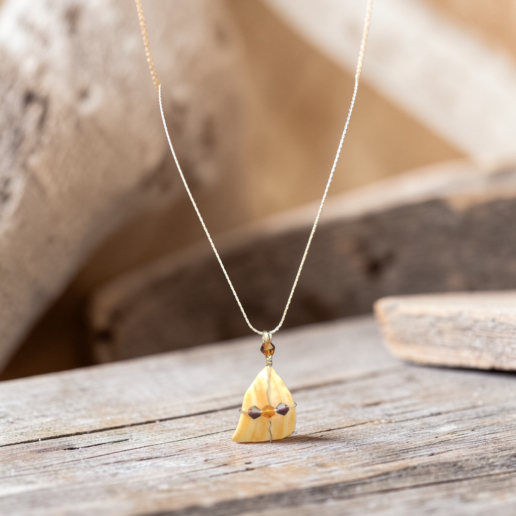 The Royal Covenant Shell Cross Necklace