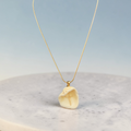 The Sun-Kissed Inset Cross Necklace