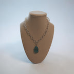 "God Has Your Back" Wire-Wrapped Turquoise Cross Necklace Set