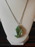 "Evergreen Faith" Hand-Wrapped Precious Stone