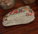 "Love Never Fails" Handcrafted Floral and Butterfly Garden River Stone